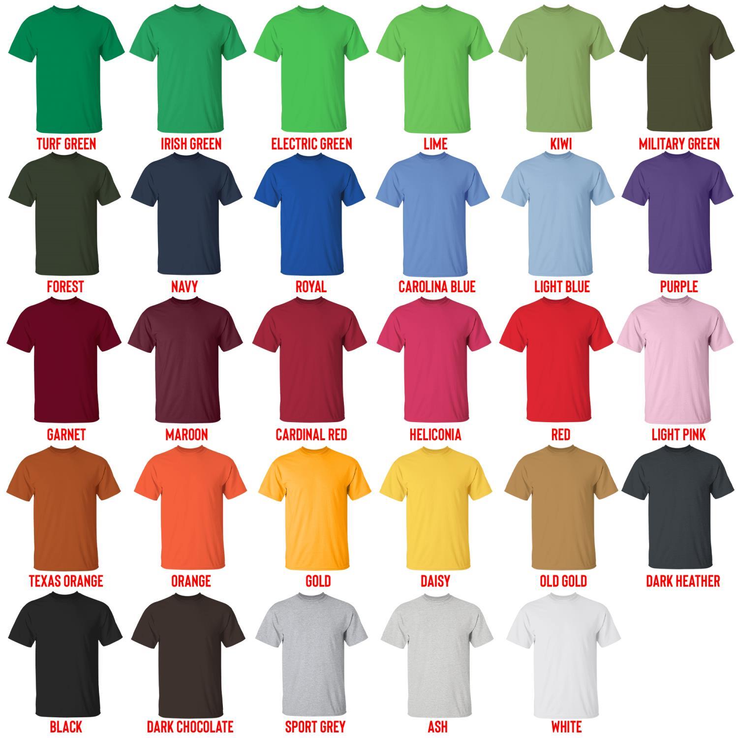 t shirt color chart - Witch Hat Atelier Shop