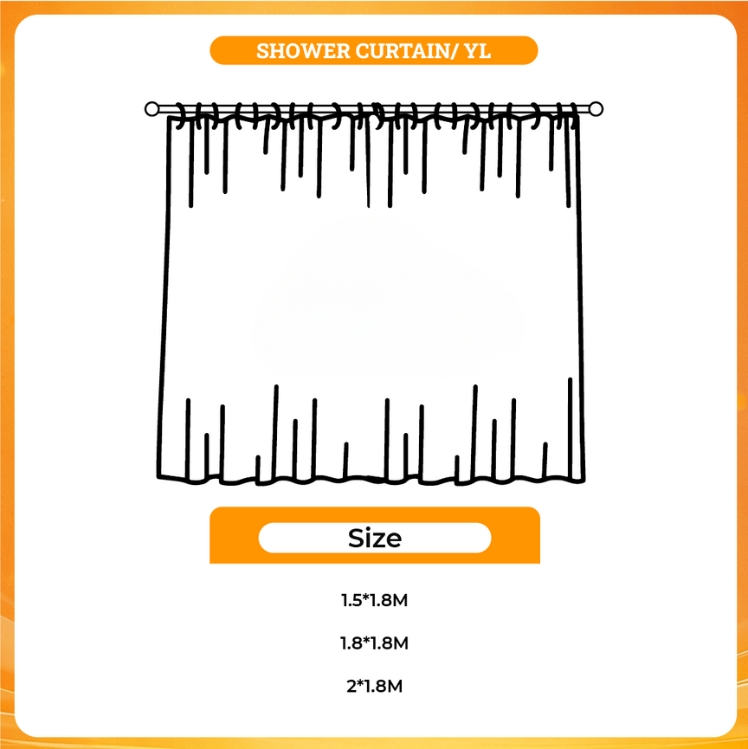 3D shower curtain - Witch Hat Atelier Shop