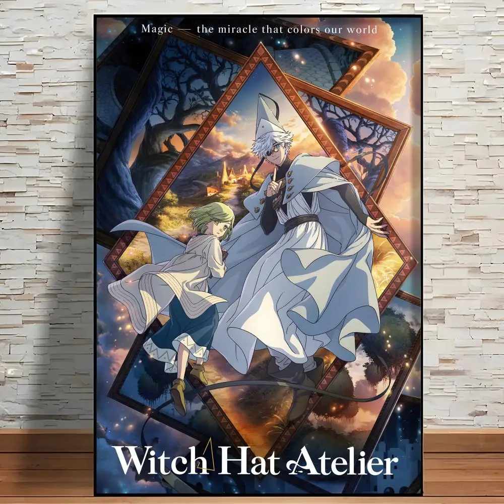 Anime W-Witch Hat Atelier Coco And Qifrey Wall Art
