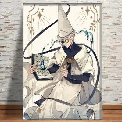 Anime W-Witch Hat Atelier Qifrey Wall Art