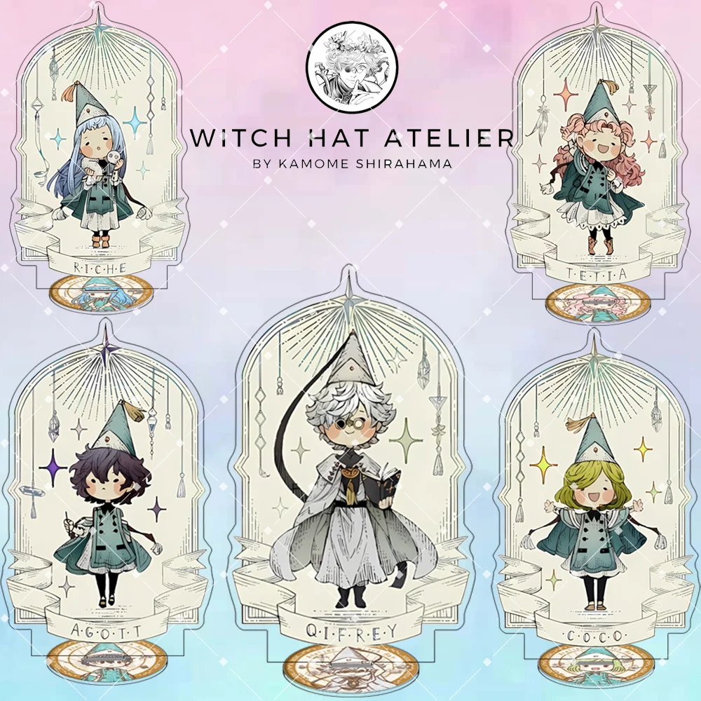 Witch Hat Atelier Qifrey Olruggio Coco Acrylic Stand Anime Figure