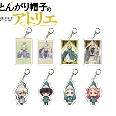 Charm Anime Cute Witch Hat Atelier Keychain Acrylic
