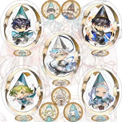 Witch Hat Atelier Acrylic Stand Coco Qifrey Olruggio Kawaii Figure Decor