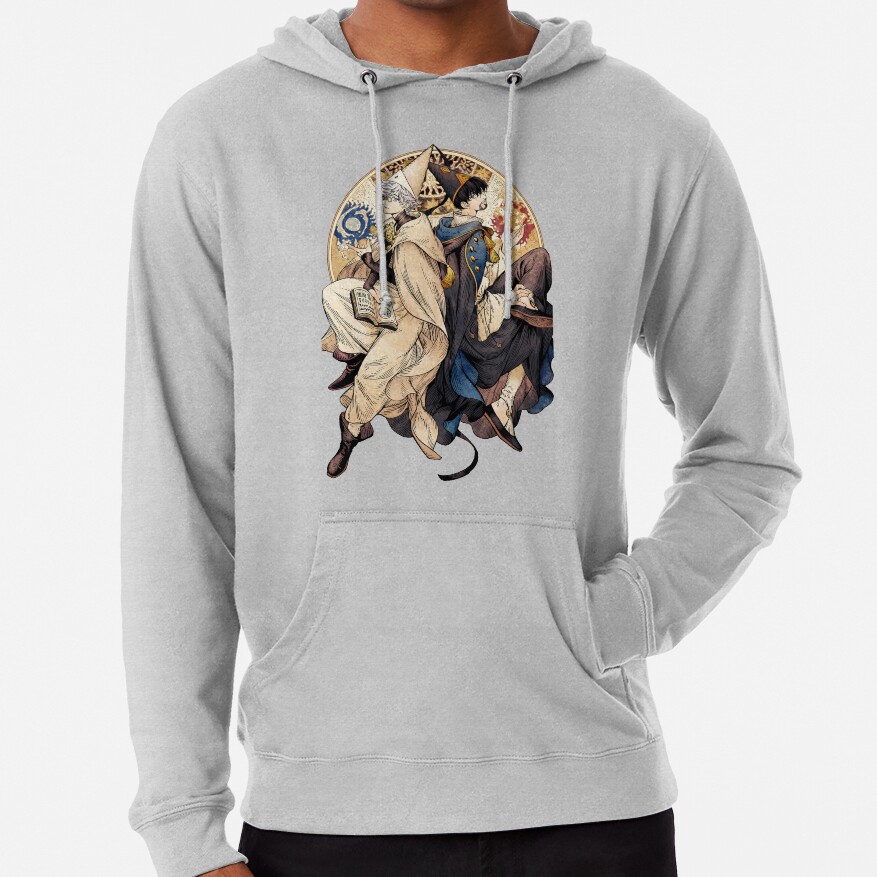 Witch Hat Atelier Qifrey and Dagda Hoodie - Image 3