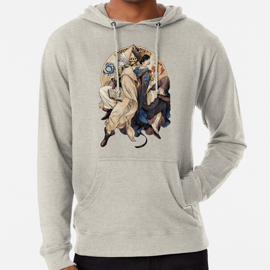 Witch Hat Atelier Qifrey and Dagda Hoodie - Image 4