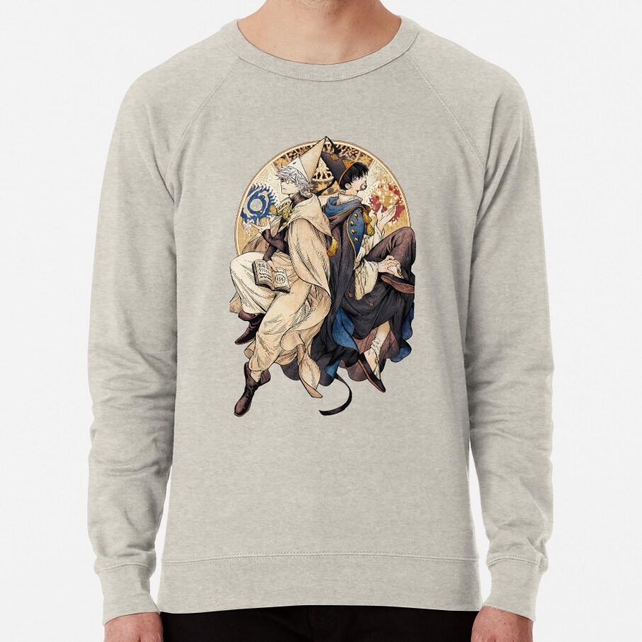 Witch Hat Atelier Qifrey and Dagda Sweatshirt - Image 3