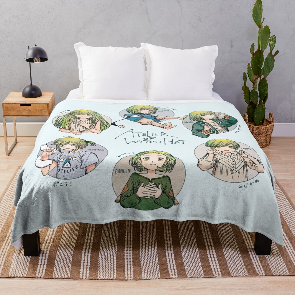Witch Hat Styles Throw Blanket