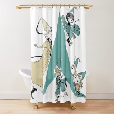 Retro Wha Shower Curtain