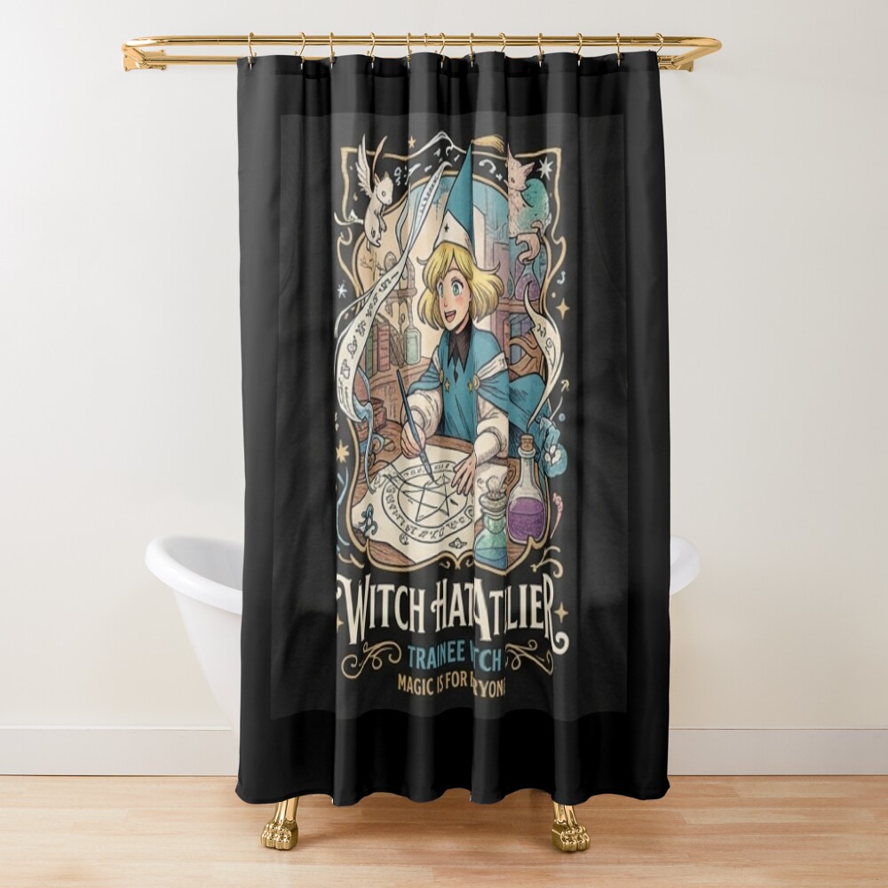 Witch Hat Atelier Retro Anime Shower Curtain