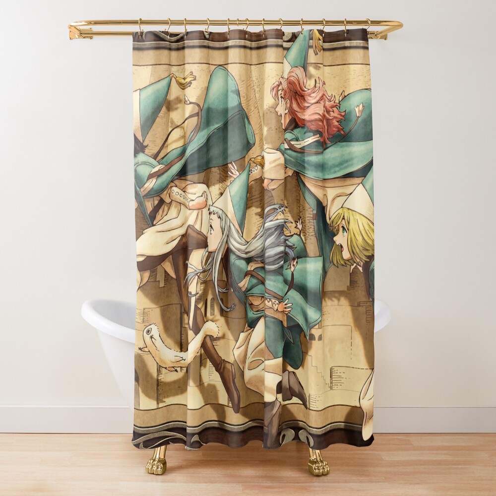 Vintage Witch Hat Shower Curtain